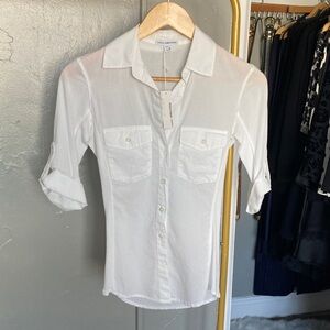 James Perse Classic White Shirt